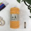 Cuerda de algodón con núcleo de 3 mm y 4 mm, hecha a mano, para manualidades, para tapicería, caja de almacenamiento, decorativa, de colores