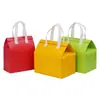 Bolsa Térmica Gruesa para Llevar No Tejida Papel de Aluminio Catering Frío Comida Rápida Té de Leche Pastel Bolsa de Mano Desechable Personalización
