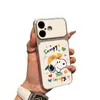 Capa de celular do Snoopy adequada para iPhone 17 Pro Max, Apple 16 Pro, 15 Pro, niche 16, couro de cordeiro