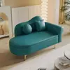 Mejora de Apartamento Pequeño: Sofá Chaise Longue con Capacidad de Almacenamiento, Sillón Reclinable Estilo Europeo, Área de Descanso Mini Tienda de Ropa para Dormitorio, Sofá Individual Color Caramelo