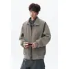 Jaqueta de Moda Outono 2026 para Homens e Mulheres Estilo de Rua Japonês Gola Baseball Simples Casual Casal Mesmo Estilo Peça de Roupa Versátil