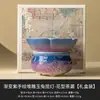 Taza de Té Pequeña Morada Degradada del Fabricante Taza de Té de Cerámica Conejo de Jade Tallado Pintado a Mano Taza Maestra Taza de Té Juego de Té Kung Fu de Gama Alta