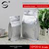 10*20+6 saco de alumínio com oito lados para selagem de alimentos, saco ziplock para selagem, saco autônomo para embalagem de frutas secas em estoque, atacado