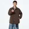 Camisa de Manga Longa Masculina Primavera & Outono 2025 Nova Jaqueta Casual Roupa de Trabalho Marca Tendência Caimento Fácil de Cuidar Camisa Masculina
