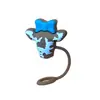 Nuevas Tapas de Popote Stanley Animales Mariposa Silicona de Grado Alimenticio Cubiertas para Popote 10mm Popote Cubiertas de Silicona Mayoreo