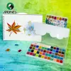 Lançamento de Novo ProdutoConjunto de Aquarela Perolada Sólida Mali 20 Cores 24 Cores 60 Cores Pigmentos de Pintura Vibrantes e Deslumbrantes