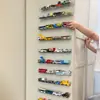 Hot Wheels Domeka Soporte de Exhibición para Coches Sin Taladrar Montaje en Pared Aleación Modelo Juguete Soporte de Exhibición para Coches Acrílico