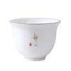 Copo de Chá Kung Fu Porcelana Branca Jade Sebo Copo Douli Copo de Chá Mestre Cerâmico Pessoal Copo para Degustação de Chá Tigela de Chá Doméstica Conjunto de Chá