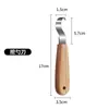 Cuchillo de talla para carpintería profesional, cuchillo de recorte, cuchillo para tallar cucharas, cuchillo curvo, cuchillo para tallar madera, cuchillo para tallar cucharas, juego de herramientas para tallar