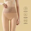 Calcetines Glow de Agua Hada de las Flores Pierna Desnuda Sensación de Piel Desnuda Artefacto Femenino Color Piel Cintura Alta Control de Abdomen Medias de Capa Base Medias de Primavera Otoño Invierno con Felpa