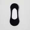 Calcetines de Verano Invisibles Antideslizantes para Mujer, Calcetines Deportivos de Color Sólido Absorbentes de Sudor, Calcetines Cortos con Lazo de Seda Integrado