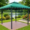 Suministro directo de fábrica carpa romana de cuatro postes para exteriores cobertizo de estacionamiento para la lluvia toldo cobertizo para actividades pastorales patio de hotel villa