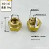 Porca de Flare para Ar Condicionado de Latão Métrica Imperial Flare Conector de Tubo de Cobre Porca Tampa 19.05