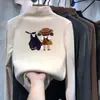 Camiseta de Manga Larga con Cuello Medio para Niñas Otoño e Invierno Nueva Tallas Mediana y Grande Ropa de Terciopelo para Niñas Camiseta Térmica Cálida para Niños