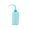 Botella de codo para limpieza de pestañas, resistente al agua, con forma de olla doblada, vacía, herramienta auxiliar para limpieza de pestañas.