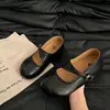 Zapatos Mary Jane planos de estilo francés para mujer, nuevo modelo otoño 2026, cómodos y bonitos, perfectos para combinar con faldas, zapatos pequeños de cuero estilo de noche