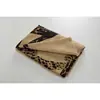 Xale Retrô Americano com Estampa de Leopardo para Mulheres, Estilo Old Money de Verão, Lenço de Moda de Luxo Leve, Lenço de Seda de Leopardo de Alta Qualidade
