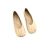 Zapatos de Mujer Retro de Plata Suave Estilo Nuevo Primavera 2025 con Falda Plisada y Mocasines Únicos