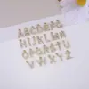 Acessórios de Pingente de Letra com Strass Cruzado Europeu e Americano Moda Elegante Versátil Pingente de Liga Material para Acessórios de Joias DIY