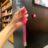 Colgante de bolso Miu blogger de Instagram con diseño de personalidad llavero de coche colgante de cuerda de poliéster tejida amantes