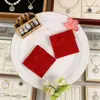 Bolsa de Botón de Presión de Terciopelo de Doble Cara de Gama Alta, Nueva Bolsa para Empaque de Joyería, Bolsa Decorativa de Color Sólido para Collares y Anillos