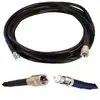 Cabo Adaptador de Extensão FME Fêmea 90 Graus para FME Macho Antena RF para Navegação GPS RG174