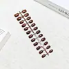 Tiras de Gatinho com Glitter Unhas Prontas Venda Direta da Fábrica Tiras de Unha Usáveis Personalizadas Múltiplos Tipos Múltiplos Estilos Adesivos de Unha