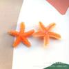 Zhen Tu Cristal de Imitação Estilo Celebridade da Internet Ins Verão Estrela-do-Mar Patch de Resina Acessórios Brincos Artesanais DIY Acessórios de Cabelo Presilhas de Cabelo