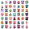 50 Adesivos de Demônio com Chifres de Anime para Meninas, Materiais para Diário de Personagens de Fantasia Bidimensionais, Novos Adesivos Decorativos Transfronteiriços