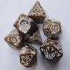 Dados Acrílicos Patrón Dragón Sombra Patente Dados Digitales Dnd Juego de 7 Piezas Juego de Grupo en Carrera Dados Transfronterizos