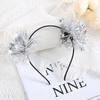 Nuevos accesorios de diadema de Navidad para niños, diadema de unicornio de dibujos animados, accesorios para el cabello, show show, diadema de guirnalda personalizada