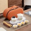 Conjunto de Chá de Viagem Suit Bolsa Portátil Viagem ao Ar Livre Copo Expresso Armazenamento Bule para Servir Chá Presentes Corporativos