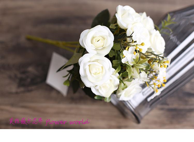 仿真婚礼现场绢花