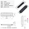 Ls122 Tirador Oculto Empotrado Ls533 Tirador de Aleación de Zinc para Cajón Puerta de Gabinete Tirador de Hebilla Empotrada A-183-2