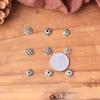 Plata de Ley S925 Plata Tailandesa Base de Flor Accesorios Soporte para Cuentas Tapa de Flor Espaciador Pulsera DIY Soportes para Joyería 1688 Envío Directo con un Clic