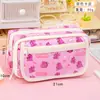 Estuche de Lápices Capibala, Aspecto de Alta Calidad, Lindo, Femenino, Bolsa de Almacenamiento Multicapa, Estuche de Lápices de Gran Capacidad, Bolsa de Papelería para Estudiantes