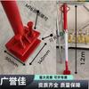 Soporte de Línea de Vida de Estructura de Acero Estándar Sitio de Construcción Poste de Seguridad Anticaída Estructura de Acero Soporte Rojo y Blanco J Personalización