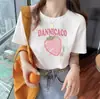 Camiseta de Manga Corta Versátil para Mujer Estilo Coreano y Japonés de Verano con Estampado Único de Dibujos Animados Lindos Diseño de Moda