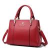 Bolsa Feminina Transfronteiriça bolsa de mão de couro macio genuíno bolsa de ombro mensageiro feminina grande capacidade bolsa para mãe de meia-idade bolsa de mão da moda