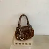 Bolsa Plissada de Bolinhas Nova Outono 2026 Estilo Coreano Suave para o Trabalho Bolsa de Ombro Transversal Bolsa Versátil da Moda