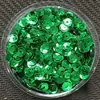 Lentejuelas Redondas Cóncavas-Convexas de Colores de 4 mm para Manualidades, Disfraces de Baile Hechos a Mano, Accesorios para Vestidos de Boda, Cuentas Sueltas Pequeñas Brillantes, Aproximadamente 1000 Piezas