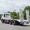 Suministro Directo de Fábrica de Transportadores de Plataforma Plana Sinotruk Howo Tx Cuatro Ejes Delanteros y Ocho Traseros Precio 380 Remolque para Excavadora Se Puede Dividir en Cuotas