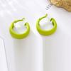 Pendientes coloridos para mujer, elegantes pendientes de celebridades de Internet de Corea del Sur, pendientes de otoño e invierno, nuevos pendientes de moda de otoño e invierno 2023