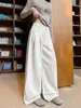 Pantalones de Pana para Mujer, Nuevo Estilo Primavera y Otoño, Corte Holgado, Adelgazantes, Pantalones Rectos con Caída, Pantalones Anchos Casuales Estilo Coreano para Mujer Petite