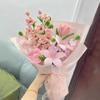 Ramo de palitos retorcidos hecho a mano para el Día de la Mujer, paquete de material de bricolaje, regalo de cumpleaños del festival de la diosa para madres y personas mayores