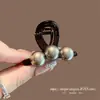 2025 Versátil Estilo Francês High-End Bicolor Pérola Luxo Leve Moda Versátil Clipe de Cabelo de Dama para o Dia a Dia para Mulheres