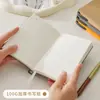 Cuaderno Pequeño A6 con Textura de Lichi, Cuaderno Portátil de Bolsillo, Cuaderno Sencillo para Notas de Reuniones de Oficina, Engrosado, Personalizable con Impresión de Logo