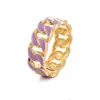Nuevo brazalete de esmalte transfronterizo para mujer, simple y elegante, con apertura irregular y diseño de goteo de aceite, disponible en stock para venta al por mayor de fábrica