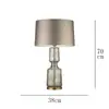 Lámpara de Mesa de Vidrio Decorativa para Sala de Estar, Lámpara de Mesita de Noche para Dormitorio, Lámpara de Diseñador de Lujo Minimalista Nórdico, Modelo Creativo