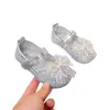 Zapatos de Cuero para Niñas Malla Hueca Transpirables Suela Suave Zapatos para Niños Pequeños Estilo Primavera/Verano 2026 Zapatos Infantiles Zapatos de Princesa para Bebé Niña Modernos
